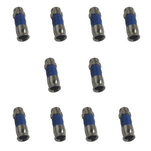 10 Conectores Compressão Pressão Alta Qualidade Rg 6